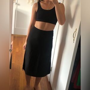 Brandy Melville black midi skirt